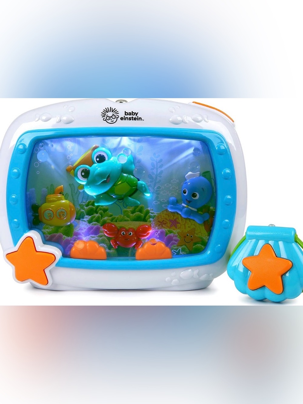 Baby Einstein Sea Dreams Soother Musical Crib Toy Aquarium Sound Machine